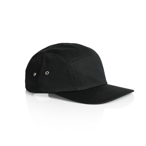 FINN FIVE PANEL CAP-black