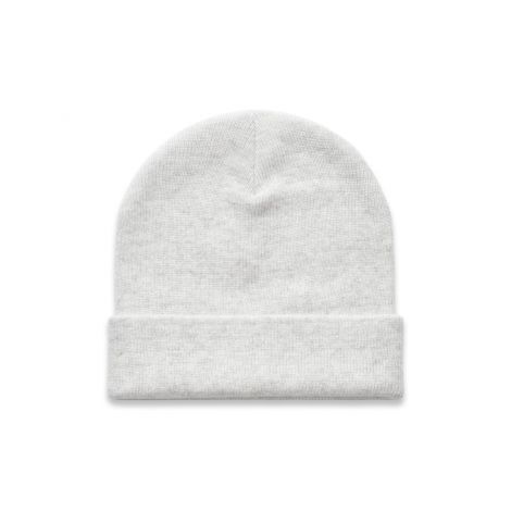 FRONT EXIT CUFF BEANIE-white marle