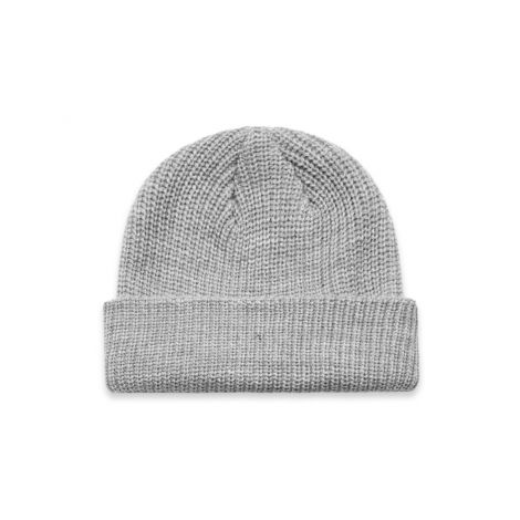 CABLE BEANIE-grey marle