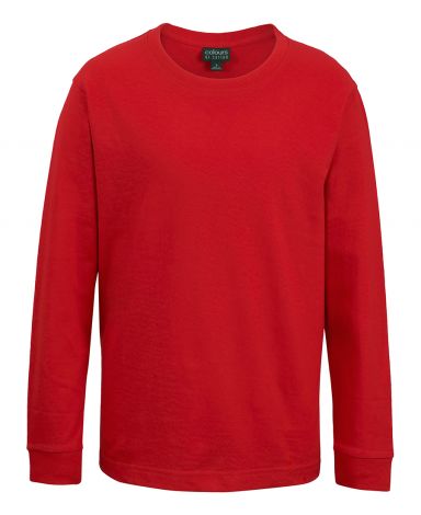 C OF C KIDS & ADULTS LONG SLEEVE TEE-2XS-red