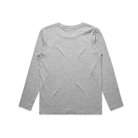  YOUTH L/S TEE-8-grey marle