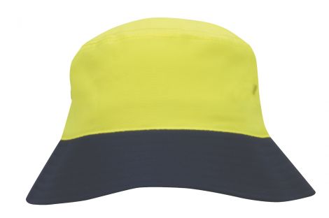 Luminescent Safety Bucket Hat-HiViz Green