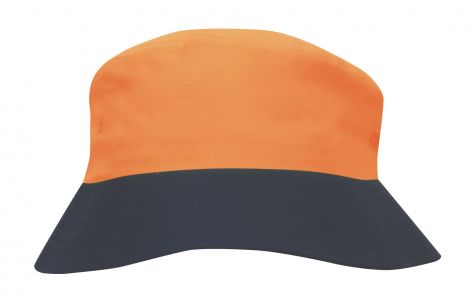 Luminescent Safety Bucket Hat-HiViz Orange