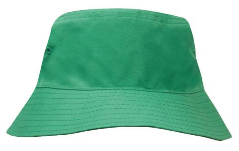 Breathable Poly Twill Infants Bucket Hat-emerald 