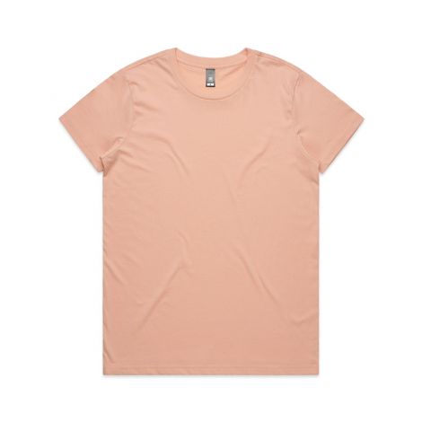 WO'S MAPLE TEE-XS-pale pink