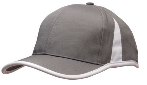 Sports Ripstop with Inserts and Trim-Charcoal/White