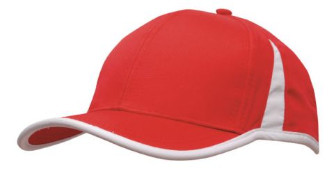 Sports Ripstop with Inserts and Trim-Red/White