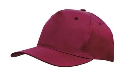 Breathable Poly Twill Cap2-Maroon