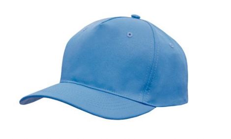 Breathable Poly Twill Cap2-Sky Blue