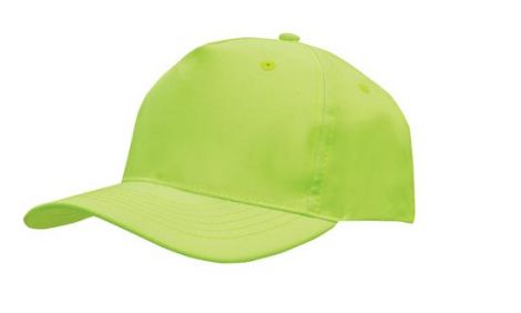 Breathable Poly Twill Cap2-HiViz Green