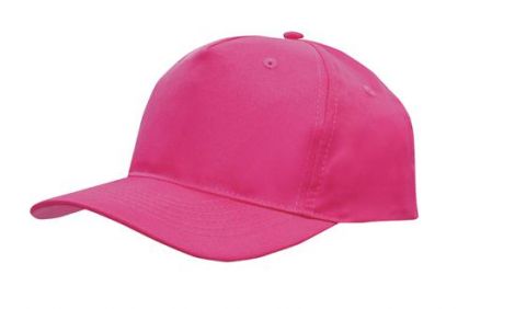 Breathable Poly Twill Cap2-Hot Pink