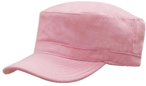 Sports Twill Military Cap2-pale pink