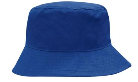 Breathable Poly Twill Bucket Hat-M/L (58CM)-Royal
