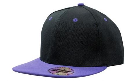 Premium American Twill with Snap Back Pro Styling2-Black/Purple