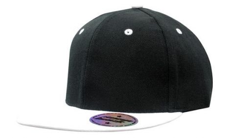 Premium American Twill with Snap Back Pro Styling2-black white