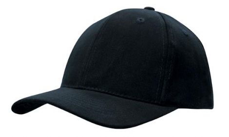 Brushed Heavy Cotton With Snap Back2-black