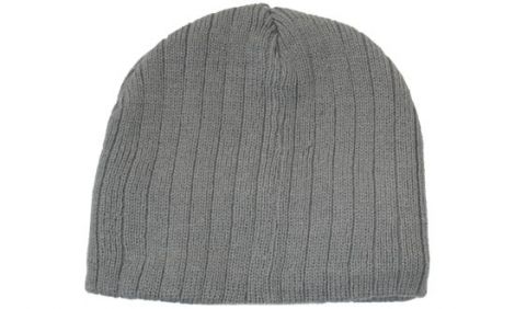 Cable Knit Beanie - Toque-charcoal