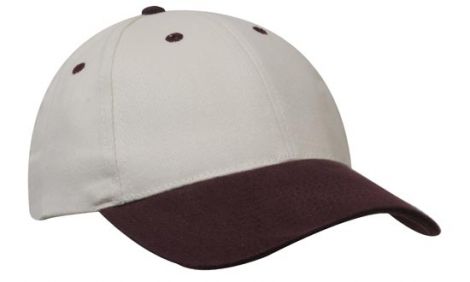 Brushed Heavy Cotton3-natural/maroon