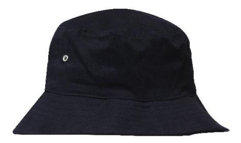 Brushed Sports Twill Bucket Hat-L/XL (61CM)-black