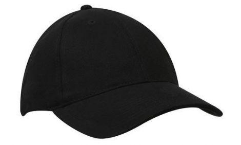 Brushed Cotton Cap 2-black