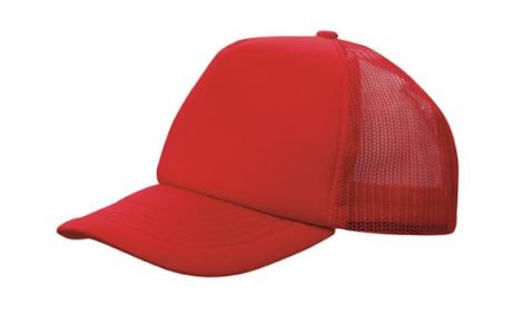 Trucker Mesh Cap-red