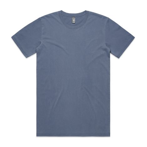 MENS FADED TEE-S-faded blue