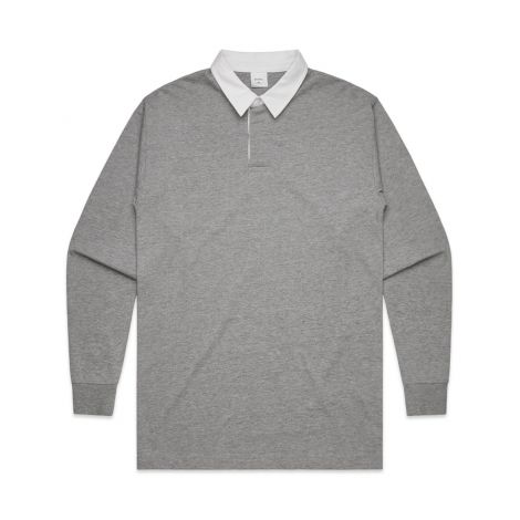 MENS RUGBY JERSEY -XS-grey marle