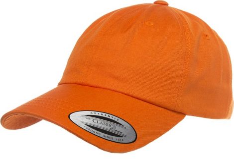 6245CM LOW PROFILE COTTON TWILL DAD HAT-orange