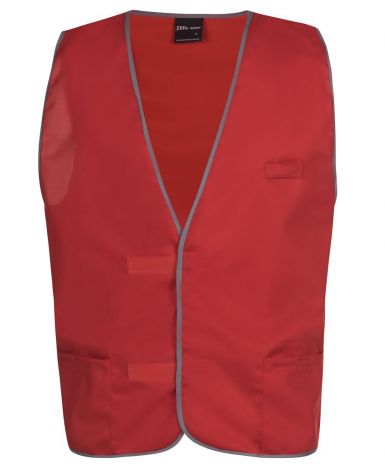 JB'S COLOURED TRICOT VEST-S-red