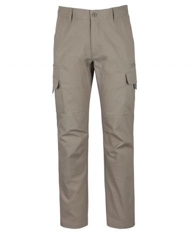 MULTI POCKET STRETCH CANVAS PANT-67-taupe