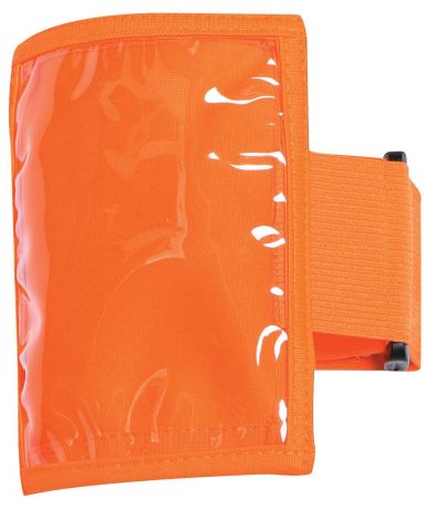 PLASTIC POCKET SLEEVE BAND (10 PACK)-Orange
