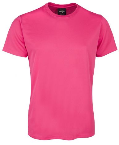 POLY TEE KIDS & ADULTS-2XS-hot pink