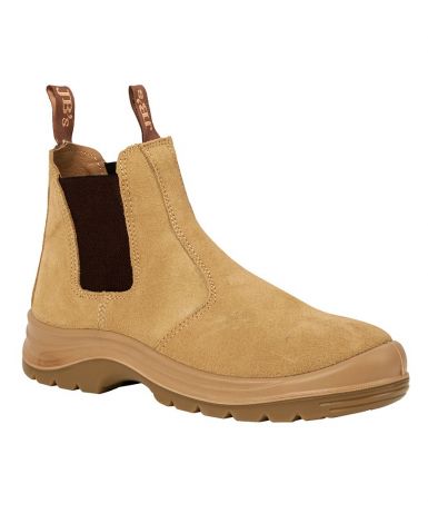 ELASTIC SIDED SAFETY BOOT-3-Sand