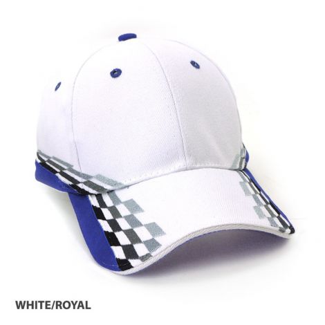 AH349 Torino Cap-White/royal