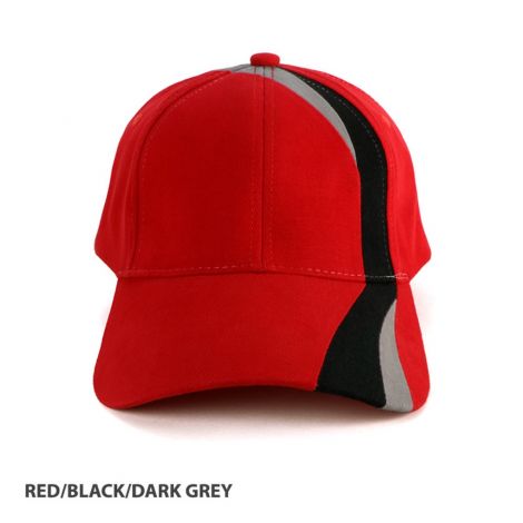 AH399 Turin Cap-Red/Black