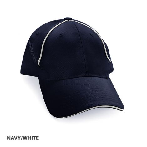 AH530 Hybrid Cap-Navy/White