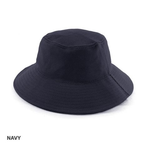AH631 PQ Mesh Bucket Hat-S/S-navy