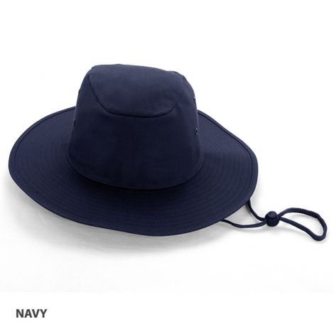 AH702 Poly Cotton Slouch Hat-S(55CM)-navy
