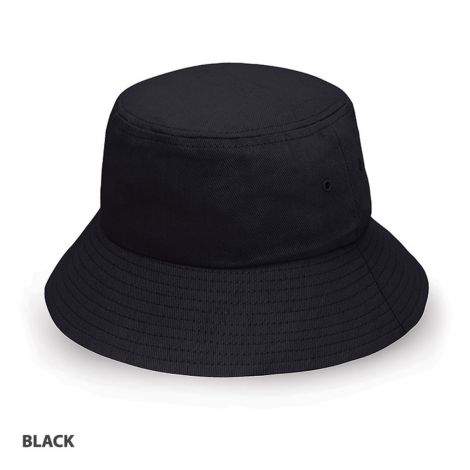 AH715 HBC Bucket Hat-black-S/S
