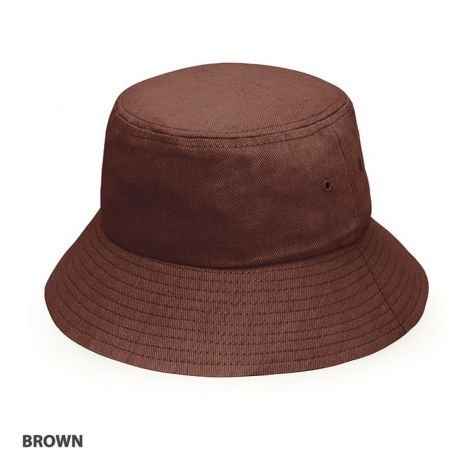 AH715 HBC Bucket Hat-Brown-S/S