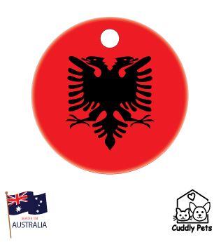 Patriotic ID Tags-Albania