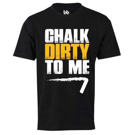 Chalk dirty to me T-shirt-XS-black