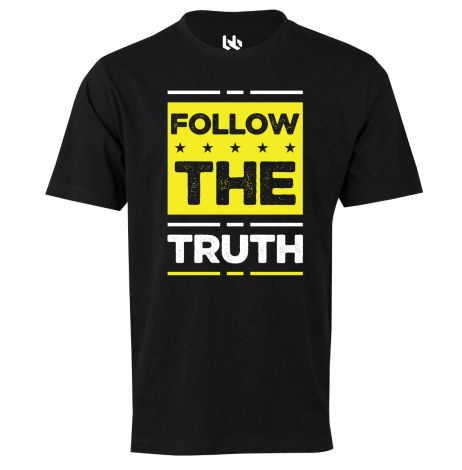 Follow the truth T-shirt-XS-black