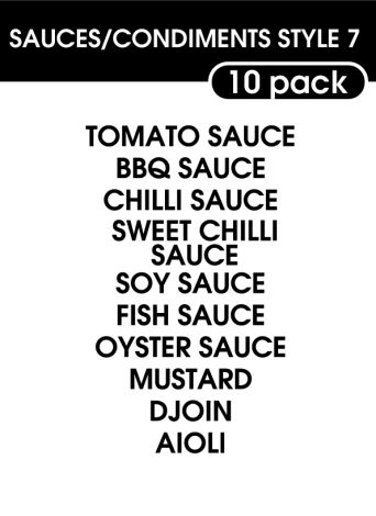 Sauce and Condiments Style 7-regular-black