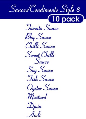 Sauce and Condiments Style 8-regular-Blue