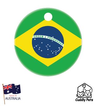 Patriotic ID Tags-Brazil