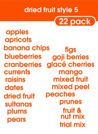 Dried Fruit Style 5-regular-Bright Orange