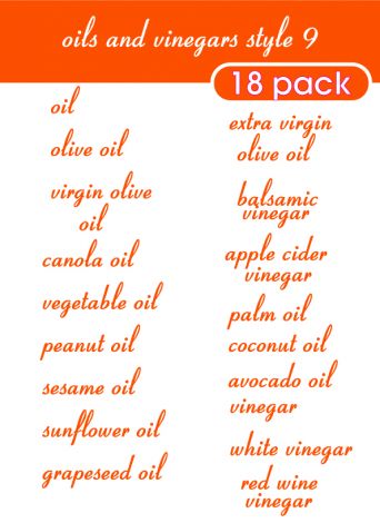 Oils and Vinger Style 9-regular-Bright Orange