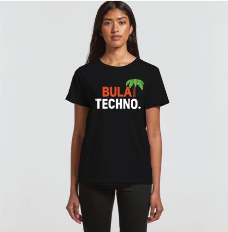 Bula Techno Ladies Tee-L-black