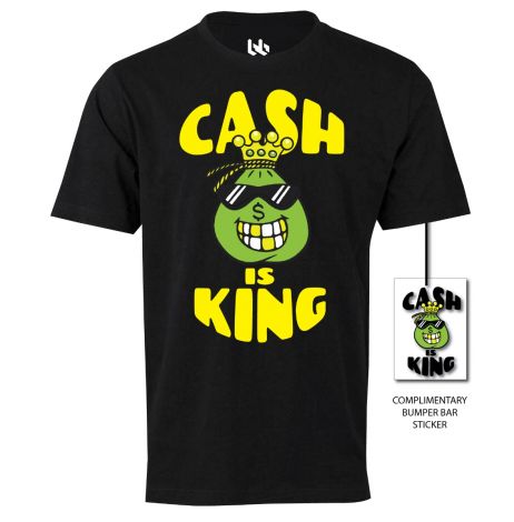 Cash is King green man tee